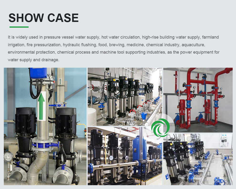 Case of vertical multistage centrifugal boosting pump