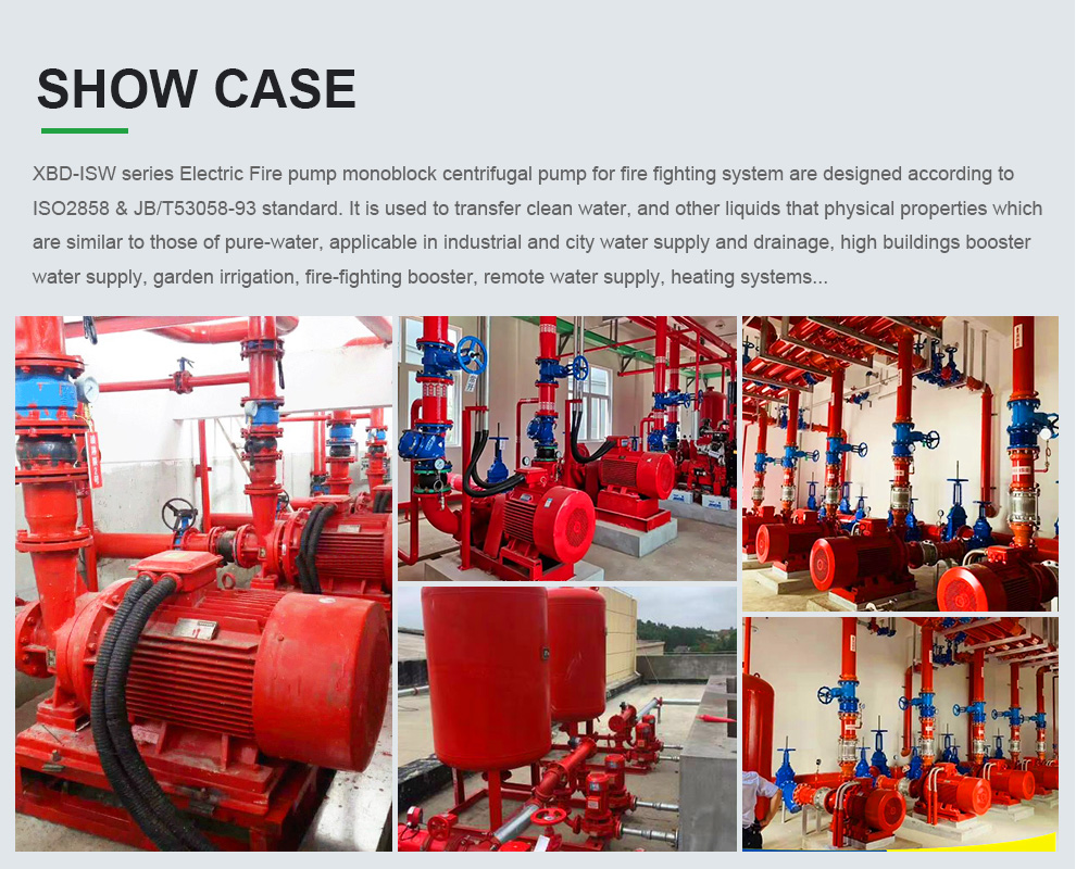 XBD-ISW series Electric Fire pump