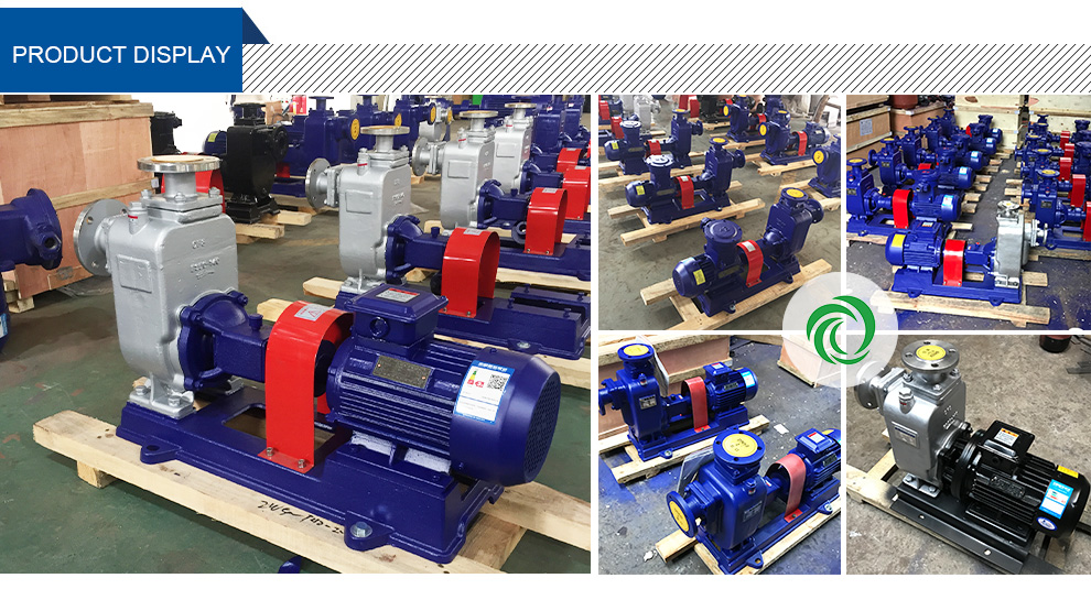 Self priming sewage centrifugal pump ZW