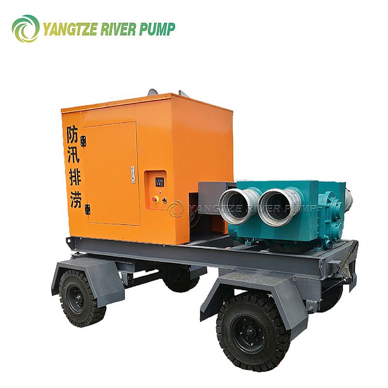 YZB diesel engine drive rotary lobe pump